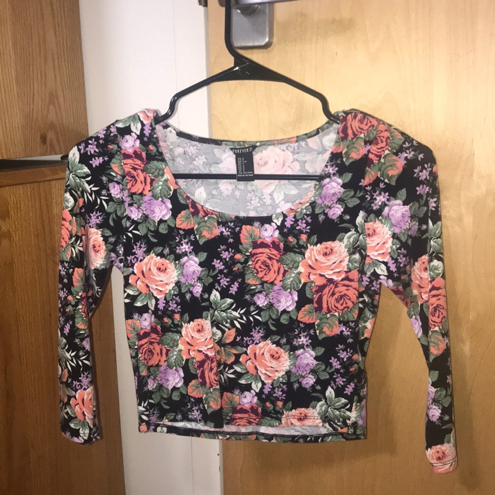 Floral Crop Top